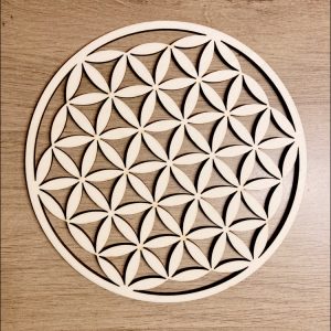 fleur de vie en bois