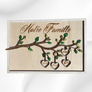 Cadre Arbre de Vie Personnalisé – Une Déco Unique et Symbolique pour Votre Famille